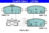 ATE 13.0470-7264.2 Brake Pad Set, disc brake